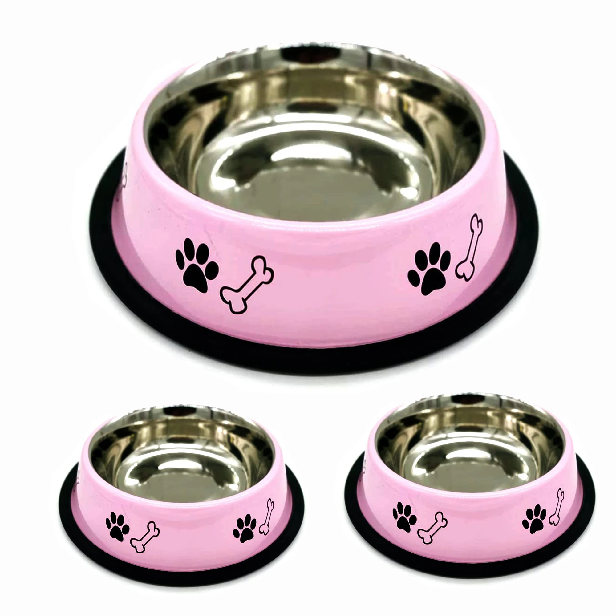 Non Slip Cat Dog Automatic Gravity Pet Water Bowl Premium Automatic Pet Feeder Bowl Custom Logo Wholesale Luxury French Animals