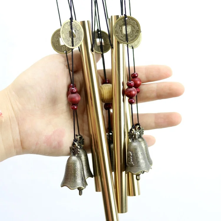 Wholesale wooden multi-tube metal  wind chimes home patio balcony garden decoration crafts holiday gifts