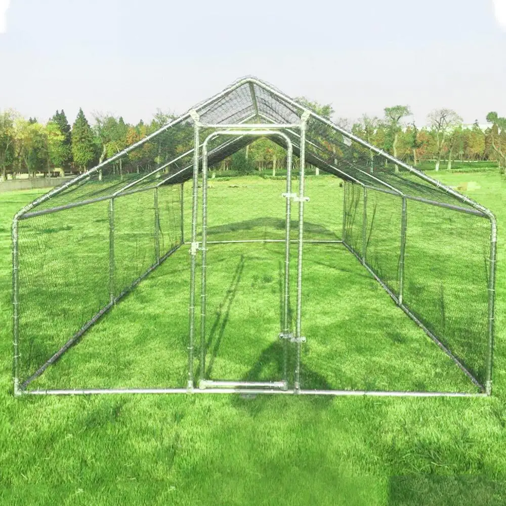 3x6x2m Heavy Duty Metal Chicken Run Suitable for Hens Dogs Poultry Rabbit Ducks Coop