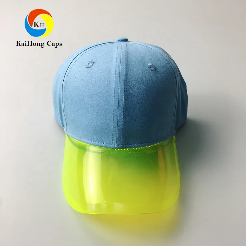 2022 Hot Sale KaiHong Transparent Visor Baseball Summer hats From BSCI Audit Factory Sedex 4P Audit Factory