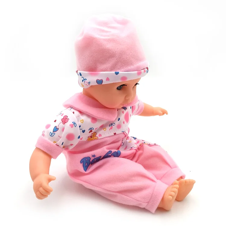 GCC cute doll toys 14 inch doll with rattle and IC