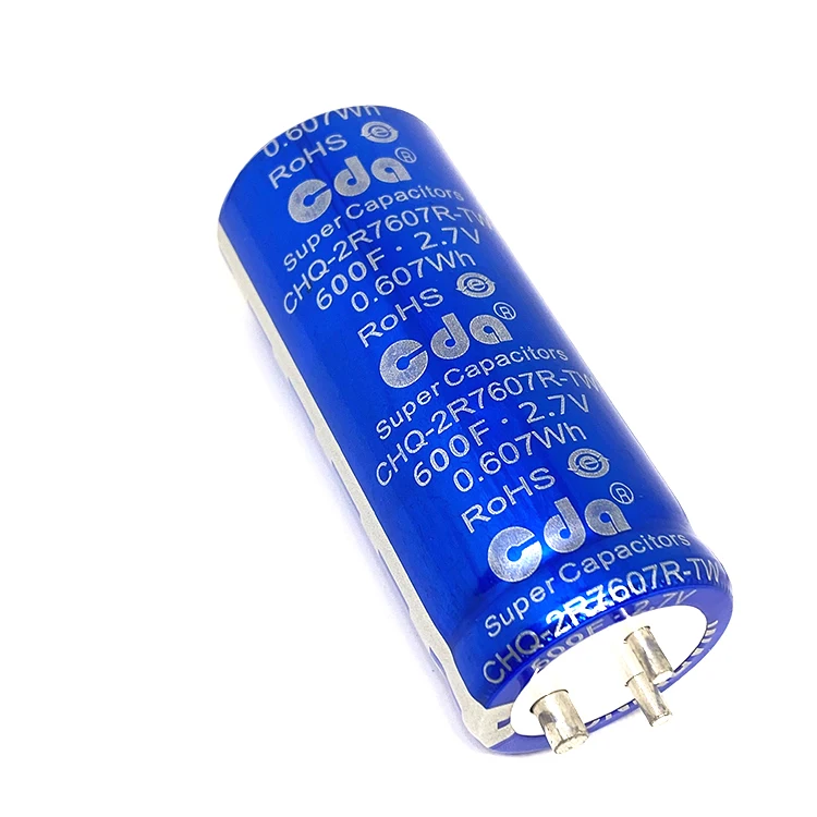CDA Car Battery  Power capacitor CHQ-2R7105R-TW 2.7V1F 2F 3.3F 5F 7F 10F 25F 50F  capacitors toy robots Super Capacitor 100F