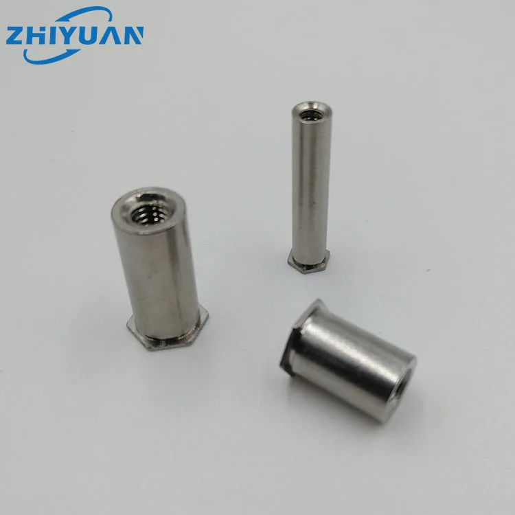 SOS-M4-6 SOS-M4-8stainless steel through hole thread type SO/SOS/SOA/SO4 Self-clinching standoffs