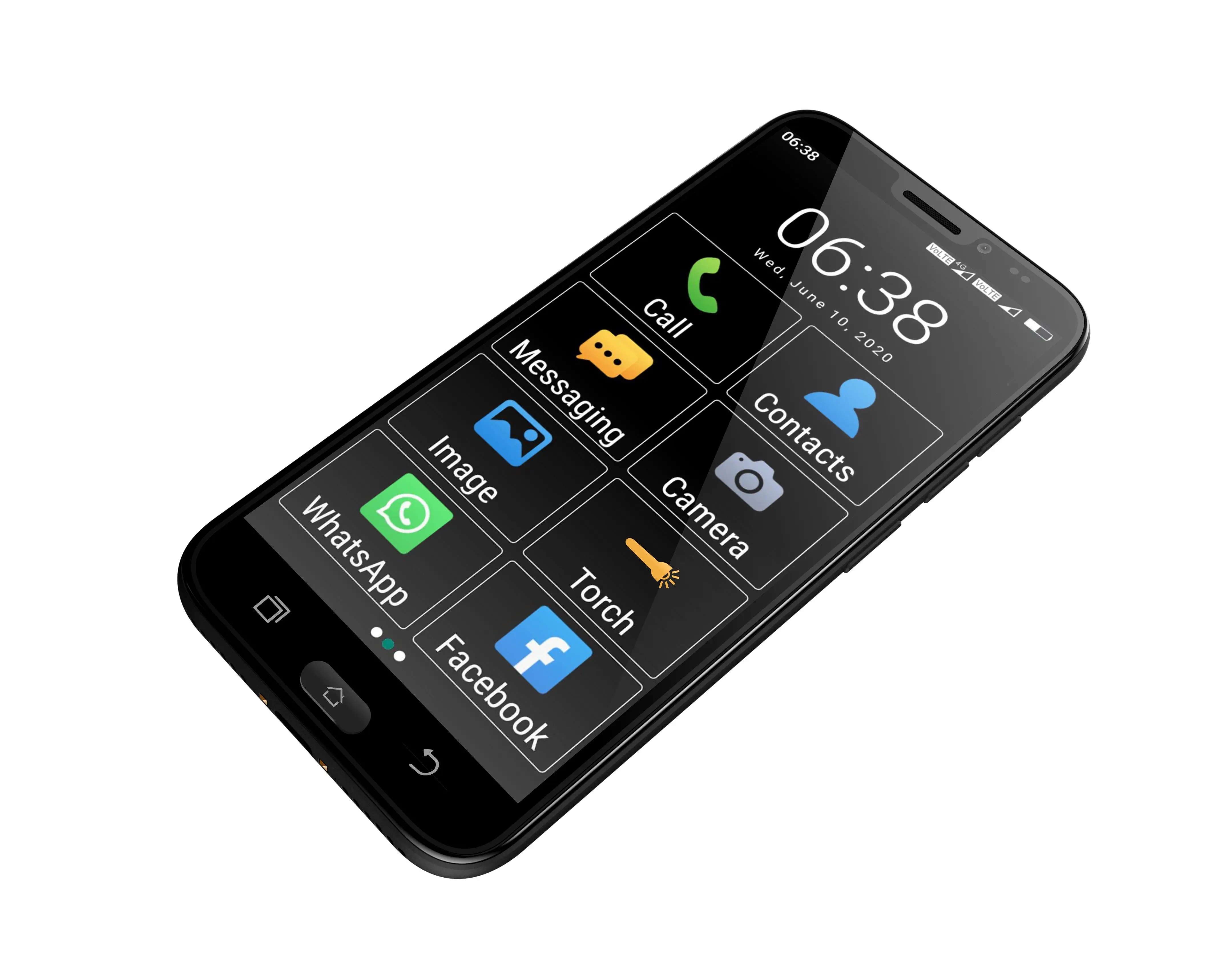 Разблокированный смартфон с процессором MediaTek, 8 ГБ, 1 ГБ, 5,5 дюйма, аккумулятор 3850 мАч, камера 13 МП