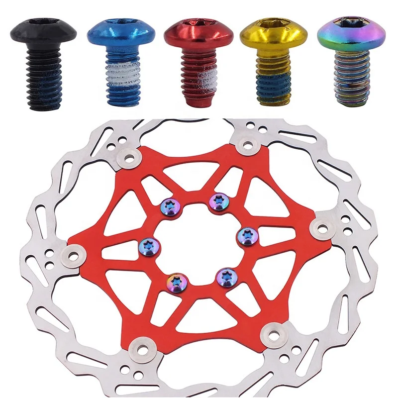 Дисковый винт IRONDONKEY T25 M5 * 9 мм, горный велосипед, нержавеющая сталь, тормозная колодка, гидравлический дисковый тормоз, винт для установки, цвет