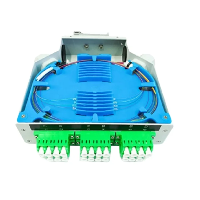 Дистрибьютор DIN-рейки с кассетной для 6 адаптеров SCD/LCQ и 24