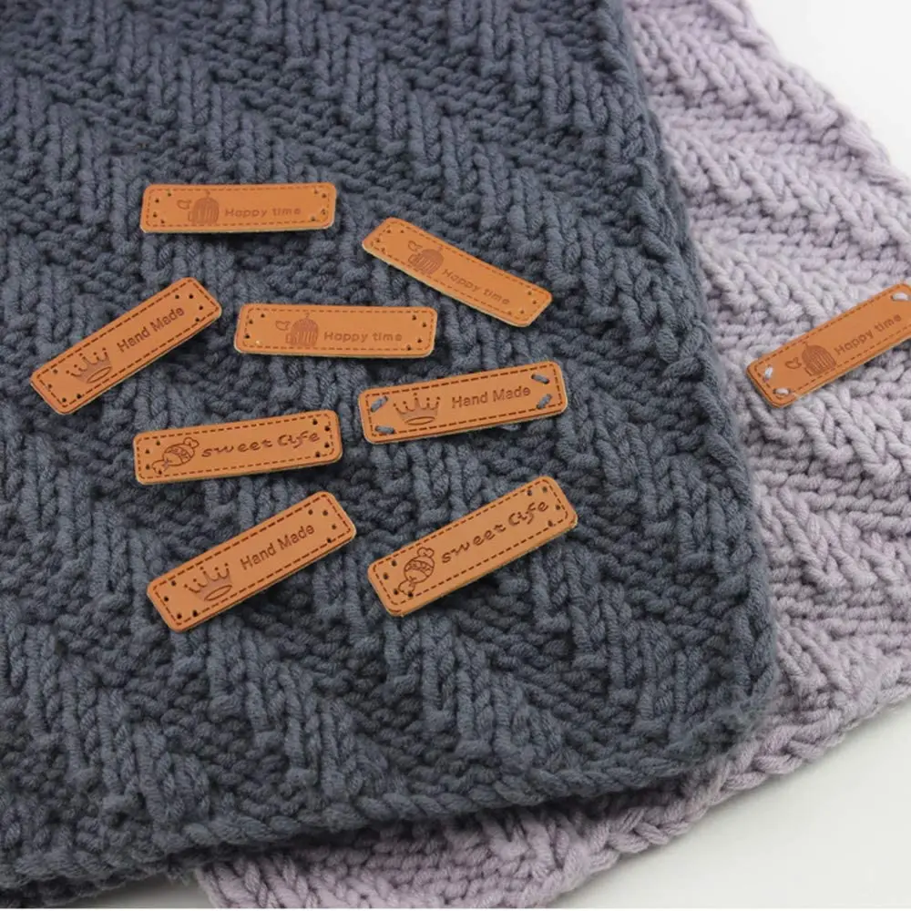 Custom brand jeans clothing clothes tag pu label embossed/ leather label patch for clothes garment