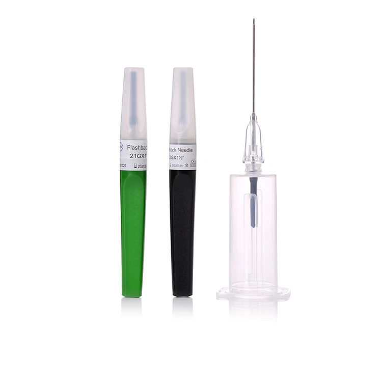 Safety Blood Collection Sets Disposable Flashback