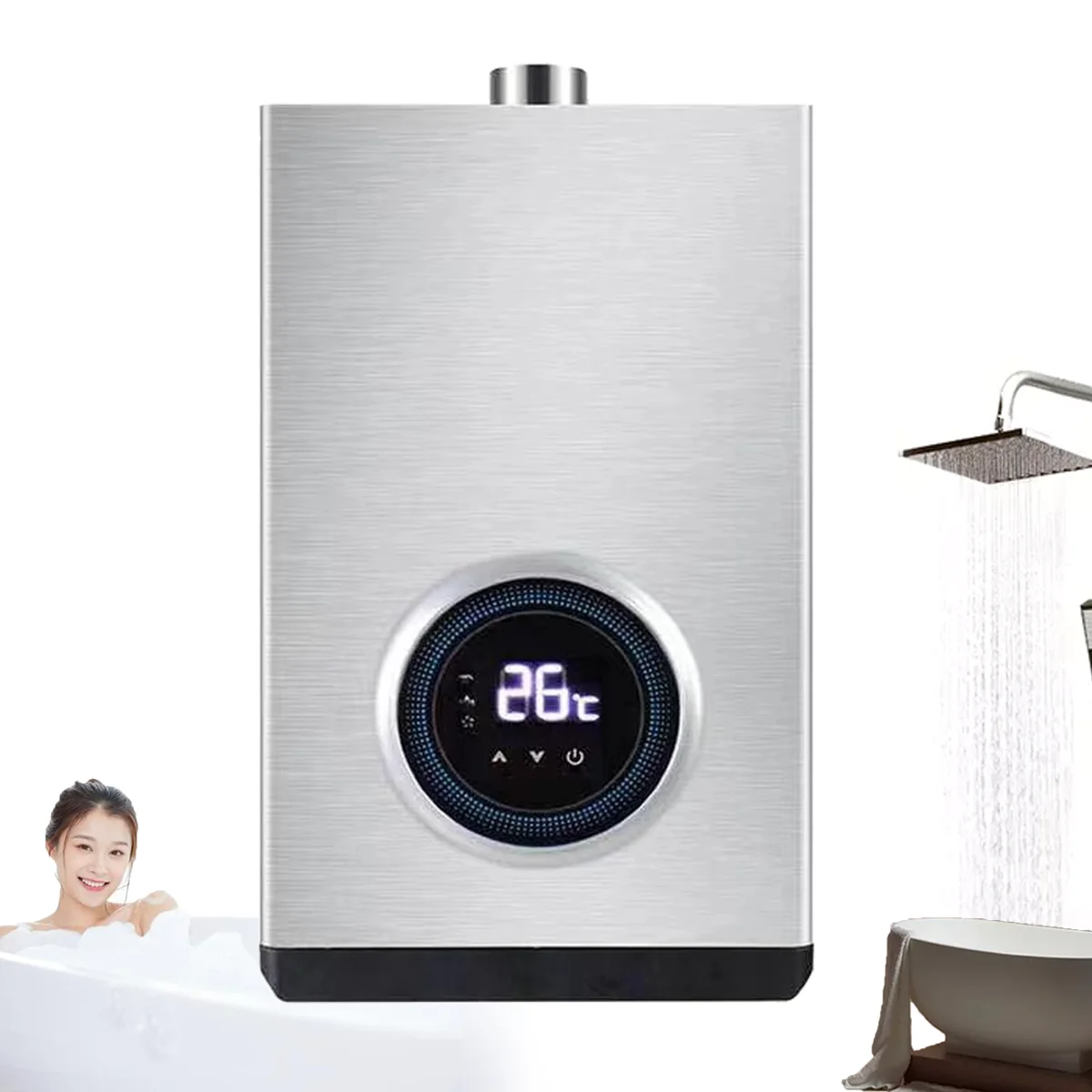 Hot Sale 6L/7L/8L/10L/ 12L/ 16L/ 18L/ 20L Wall Hung Lpg/Ng Instant Tankless Boiler Gas Water Heater For Domestic