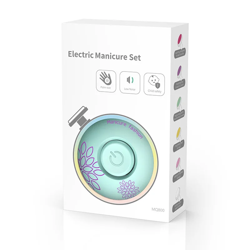 Wholesale electric auto manicure new 6 in 1 electric babe care nail clipper safe kids nail cutter baby nail trimmer kit