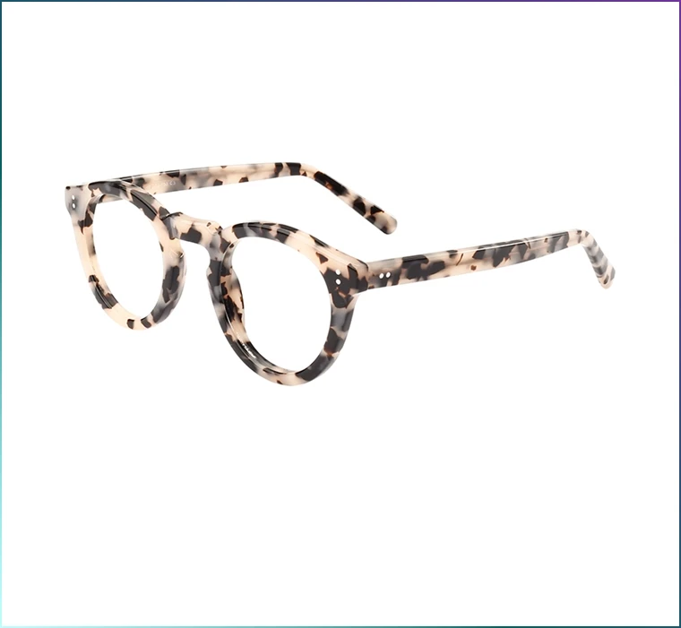 NEW Acetate Thick Frame No Lenses Fashion Decorate Eyeglasses Blue Light Blocking Glasses