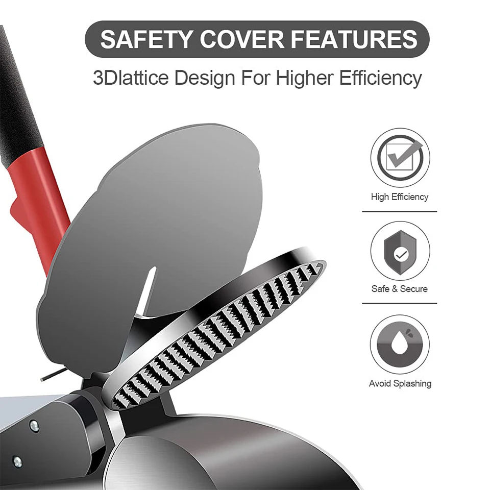 HD109 Ice Shaver Prevent Splash Electric Two Blades Snow Cone Maker Stainless Steel Shaved Ice Machine Commercial Ice Crushers