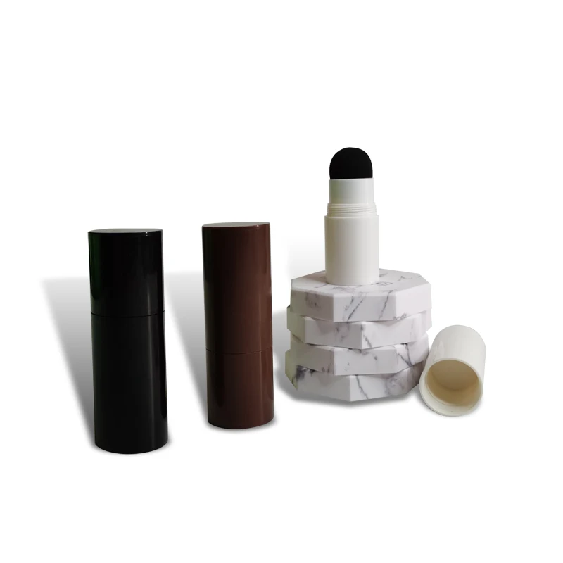 M020 in stock Wholesale one step eyebrow powder bronzer powder hairline powder empty packaging brown and black