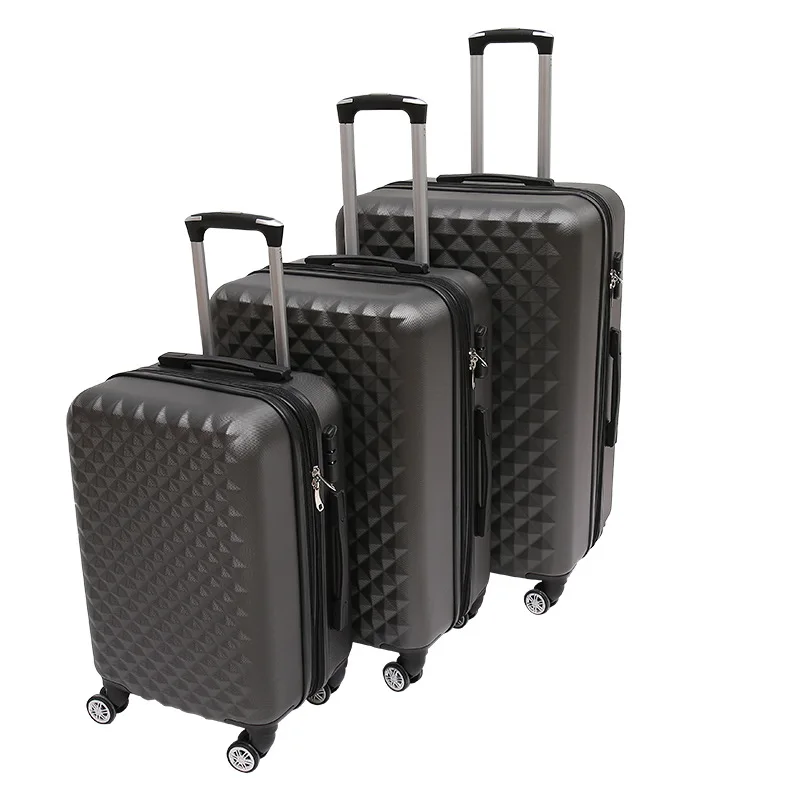 Carry-on Suitcase New Designer ABS PC Hardshell Luggage 3-piece Trolley Box Travel Suitcase Set With 4 Durable Silent Wheels