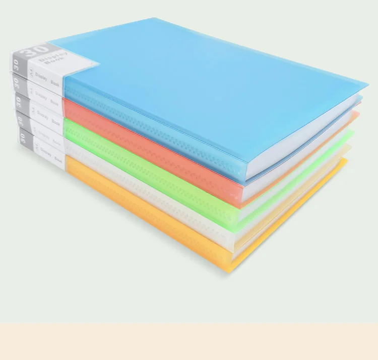 
Document File Pockets File Folder Custom Waterproof Display Clear Pockets Book Portfolio 