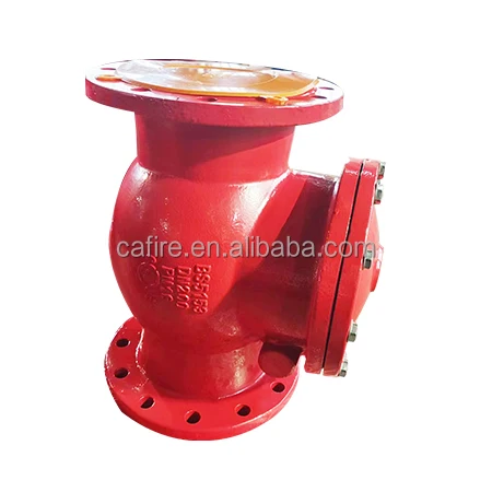 Cast iron Ductile Iron Soft Seal swing check valve pn16