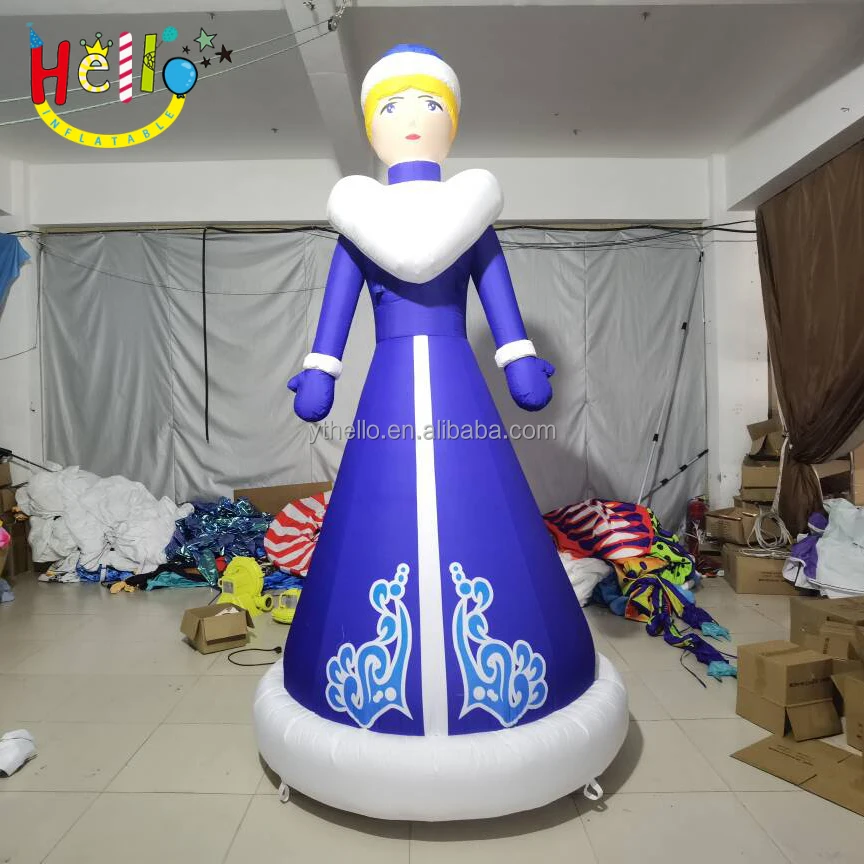 High Quality Inflatable Queen Bule Dress Inflatable Woman