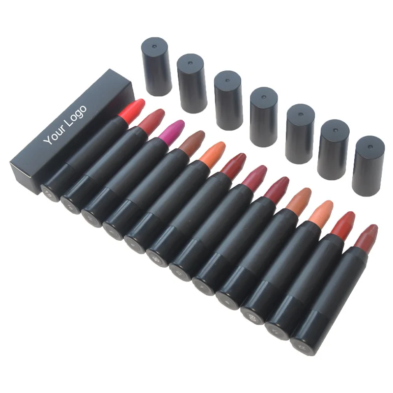 Cross-border makeup, spot no LOGO10 color crayon lipstick easy to color lipstick pen No LOGO