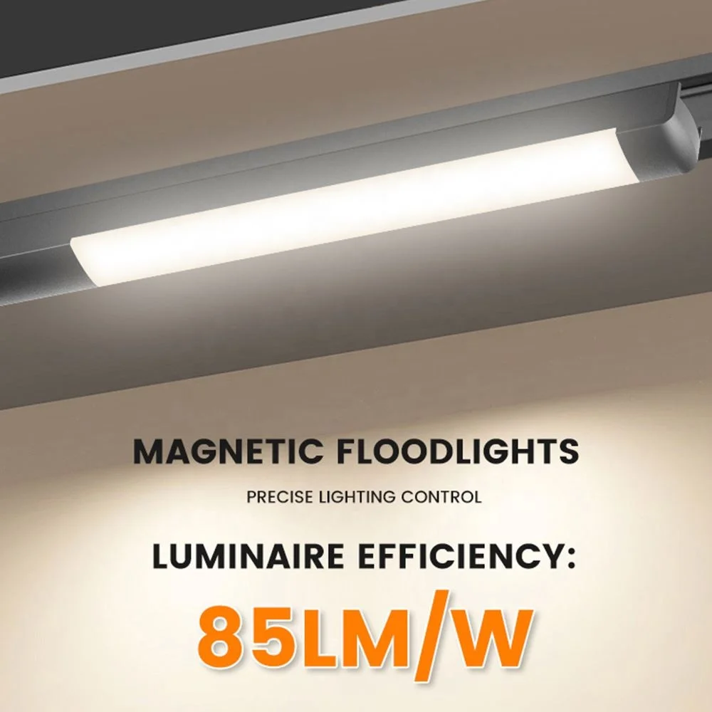 High Quality Flicker Free 12W 24W 36W Indoor Lighting Smart Magnetic Led Flood Light Track Light