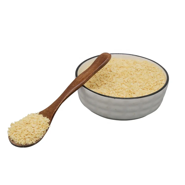 Dehydrated dry minced garlic for canned foods
