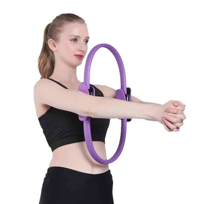 Home Exercise Portable Equipment Body Kit Gym Yoga Ball Stretching Band Resistance Band Yoga Circle Pilates Ring Fitness Set