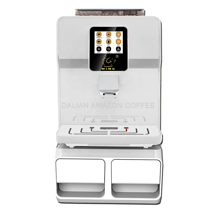 Hot milk foam with full touch screen automatic coffee machine