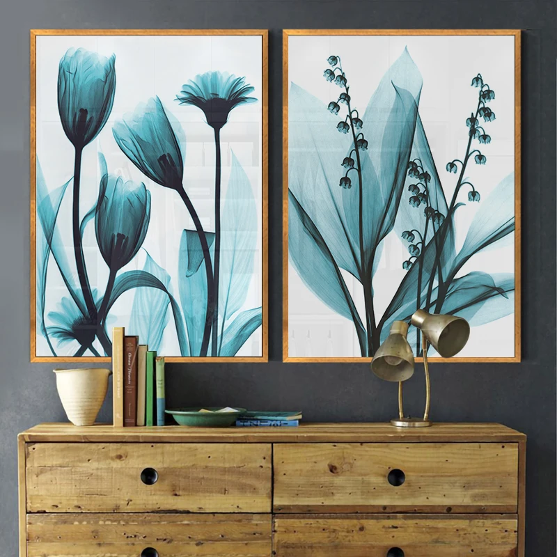
Paintings Living Room Wall Abstract Decoration Art Print Floral Oil Prints Poster Canvas Painting 