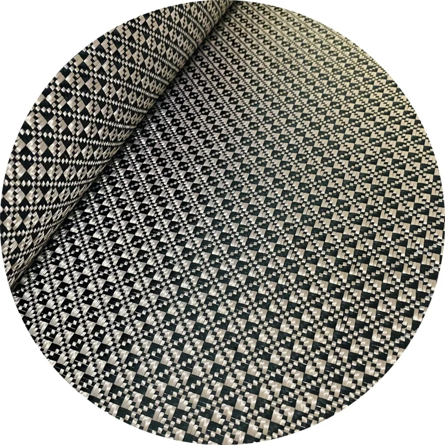 Camera coated   carbon fiber Aramid fabric, golden Small black box Jacquard cloth Automotive interior cladding