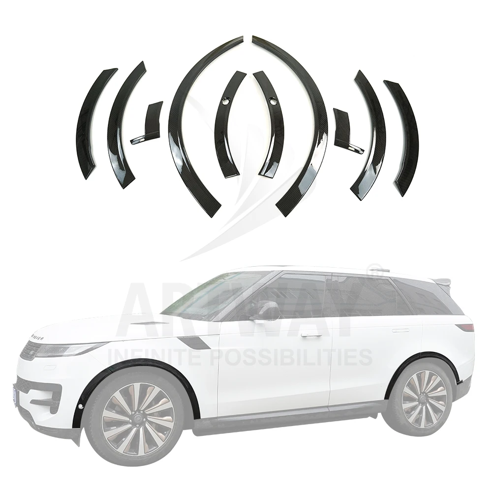Car exterior accessories Carbon Fiber material wheel arch For Range Rover Sport 2023+
