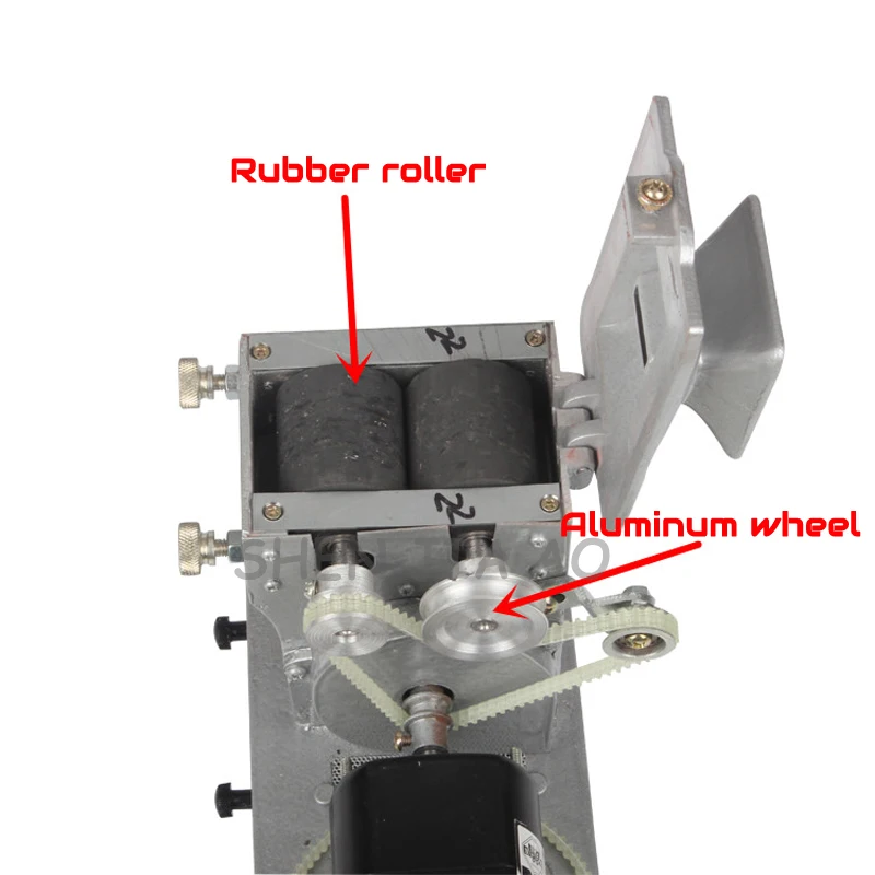 
Vertical electric thresher JLGJ-45 rice husk shelling machine belt brown rice machine 220V 100W 