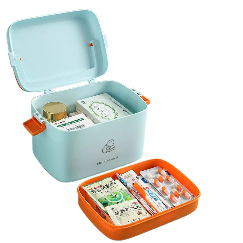 Large Capacity Household Standing Medical First Aid Kit Medicine Storage Box