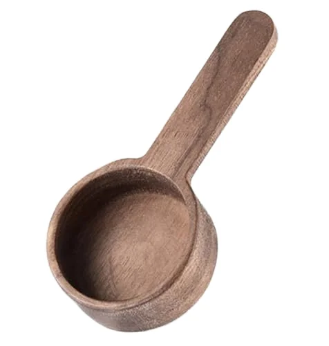 Coffee Utensil Accessories Home Kitchen walnut Wooden tea spoon Scoop Seasoning