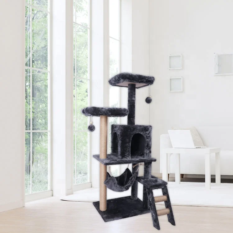 Best sale Density board cat tree condo cat toys pet for cat climbing