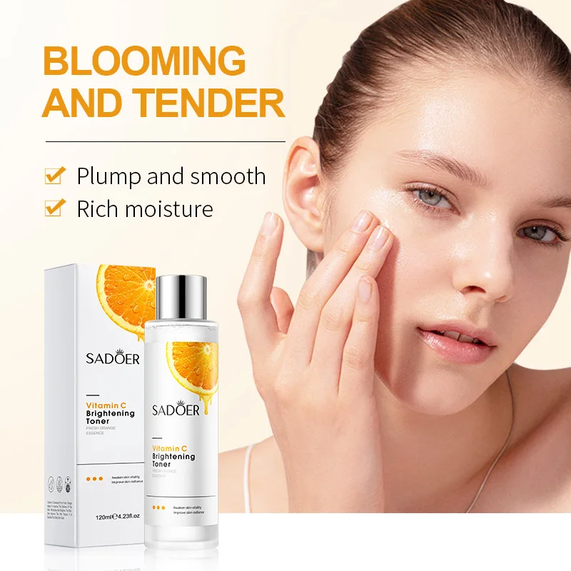 Hot Selling Vitamin C Brightening Facial Wholesale Moisturizing Tender Lightening Skin Gentle Lightweight Toner for Face