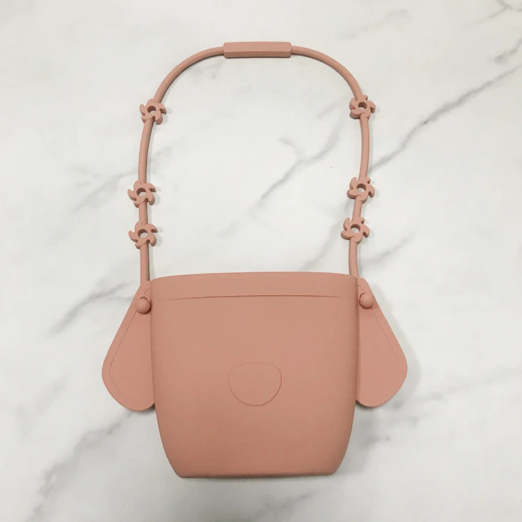 New Design Wholesale Toddler Kids Silicone Snack Storage Bag Silicone Container Bag With Zipper