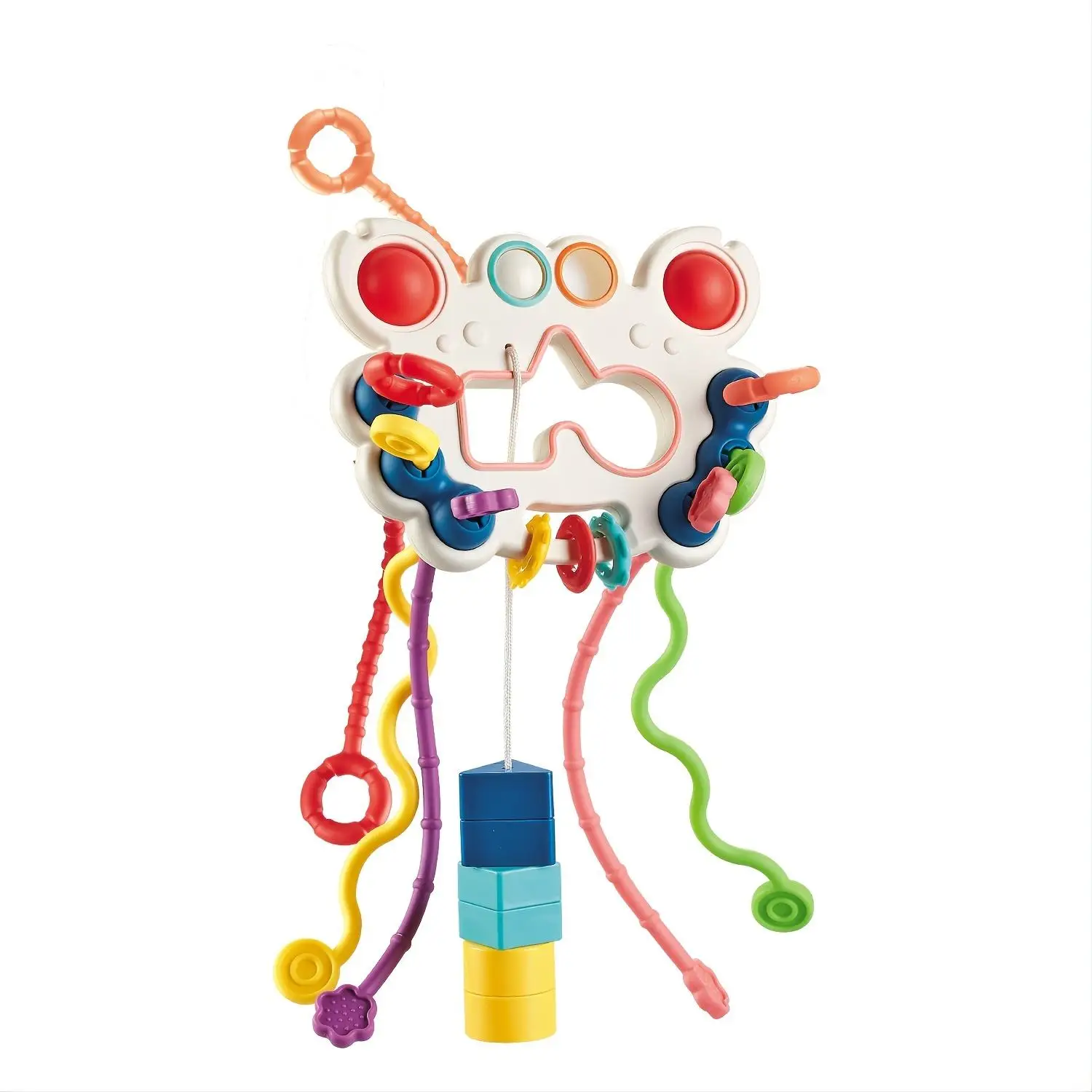 Toddler Toys Baby Fun Crab Octopus Pull and Pull Toy Early Education Sensory Baby Can Chew Enlightenment Pull Soft Toy for kids