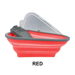 Reusable Pizza Storage Container Collapsible Silicone Pizza Container Pizza Storage Container