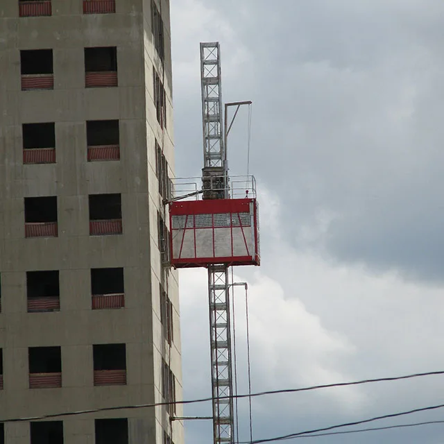 single cage construction hoist lift elevator scd200 construction hoist sc200gz building hoist sc200200 passenger hoist