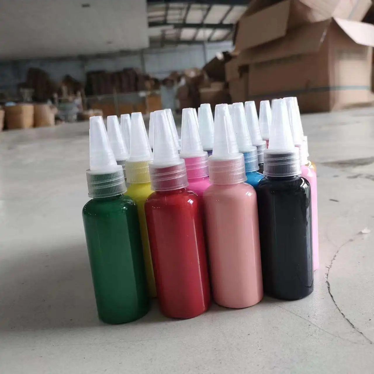 Non Toxic For Artist Painting Acrylics In Spiked Bottles Custom Low Moq Art Supplies