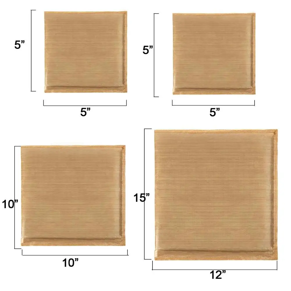 Heat Press Pillow Heat Transfer Pillow Set with 4PCS Non-Stick PTFE Pressing Pillow PTFE Sheet for Heat Press