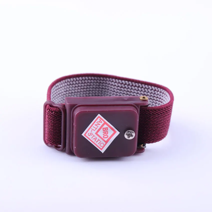 Electrostatic Cordless Cord Red ESD discharge cable band anti static Wireless wrist straps bracelet