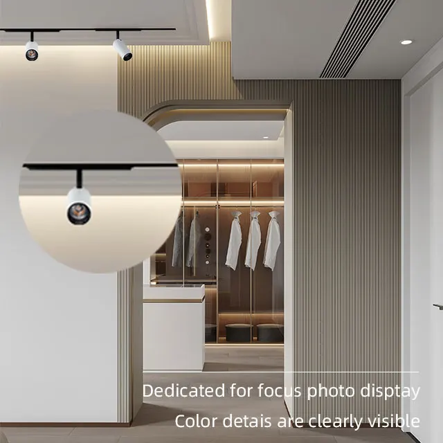 S3040-Track Light Magnetic Surface Mounted Magnetic LED Ceiling Light LED Magnetic Track Floodlight Lighting System