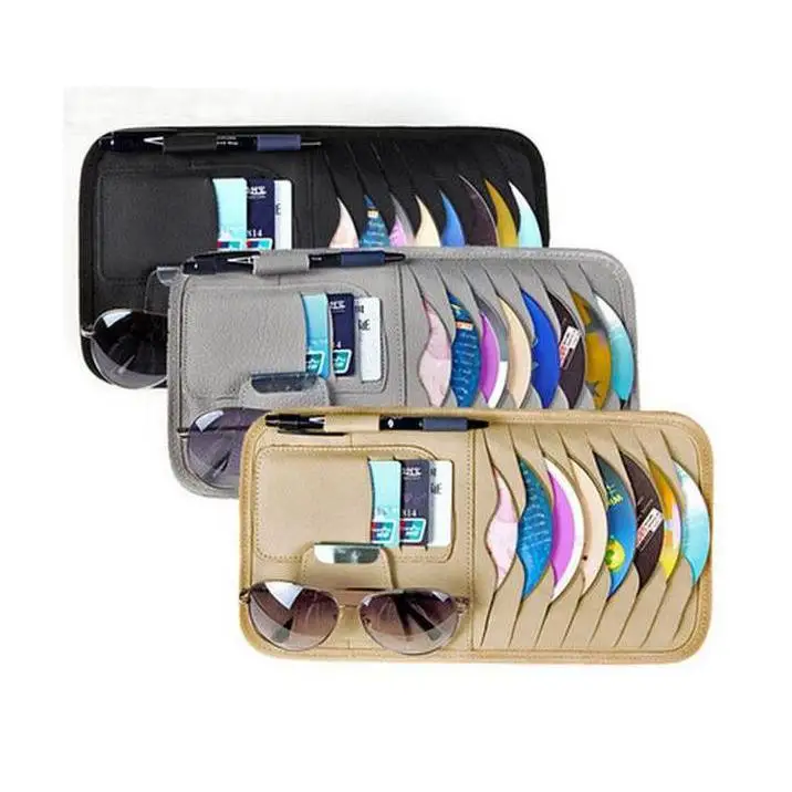 Автомобильный держатель для Cd-слота, держатель для Cd-дисков, держатель для автомобильного козырька, слота для Dvd-диска, чехол для телефона, сумка для машинки для стрижки, Стайлинг, Внутренний органайзер