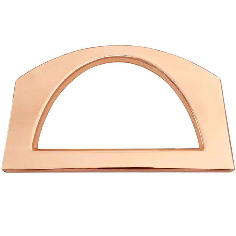 Wholesale Metal Handbag Handle Rainbow Metal Bag Handle Big D Ring Bag Accessories