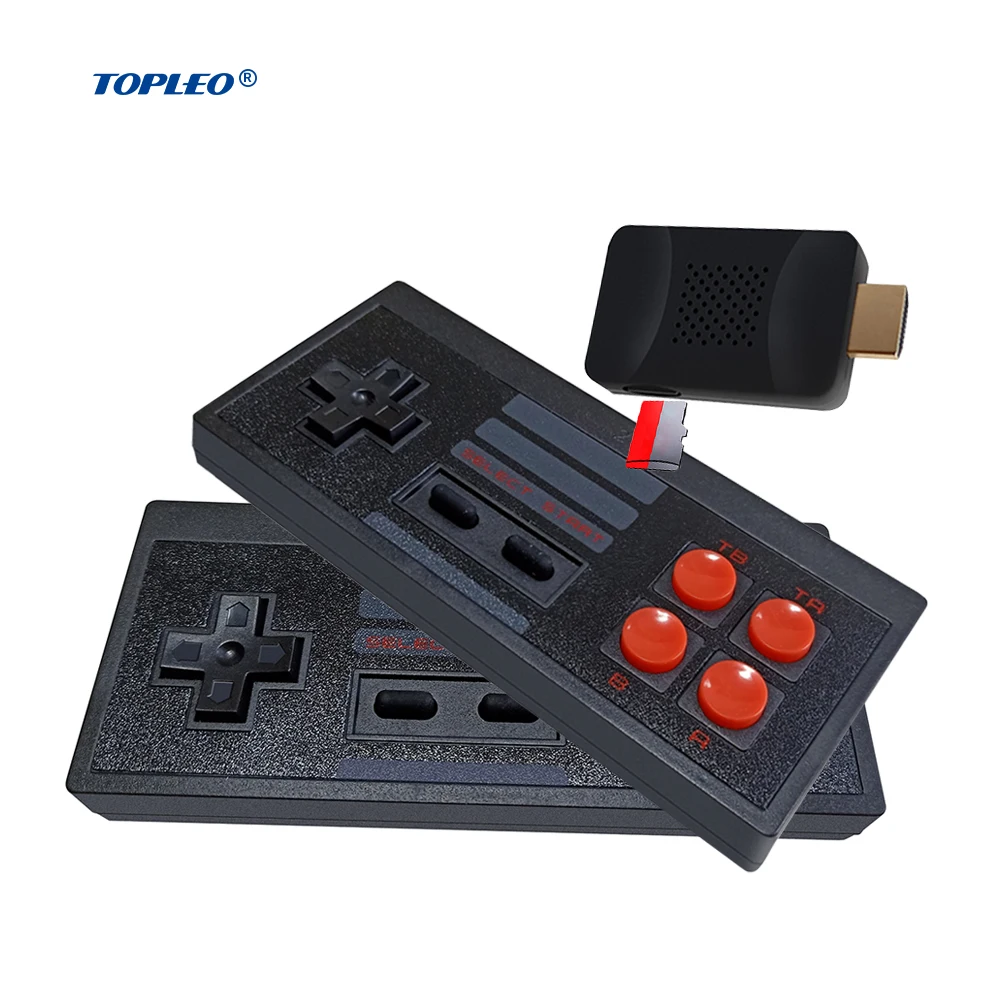 Topleo ps1 FC electronic boxing game machine Linux 4k game stick android tv box game console stick lite 4k