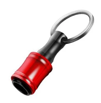 TGS 1/4 inch black aluminum hex handle batch head quick release sleeve three-slot extension pole key chain set