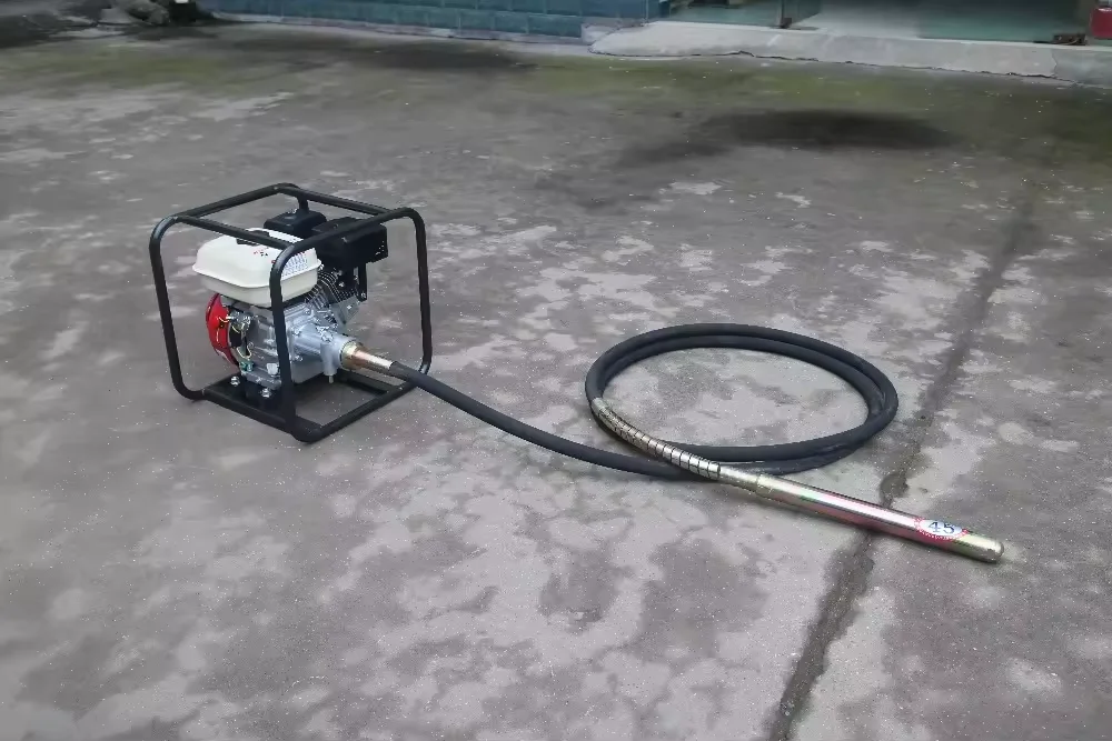 Mini Handheld Concrete Vibrator with 220V Electric Motor Internal/External Engine Electric Drilling Attachment for Core Punching