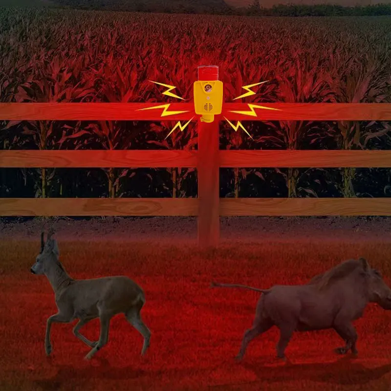 solar wild animals repellent frighten light loud different voice