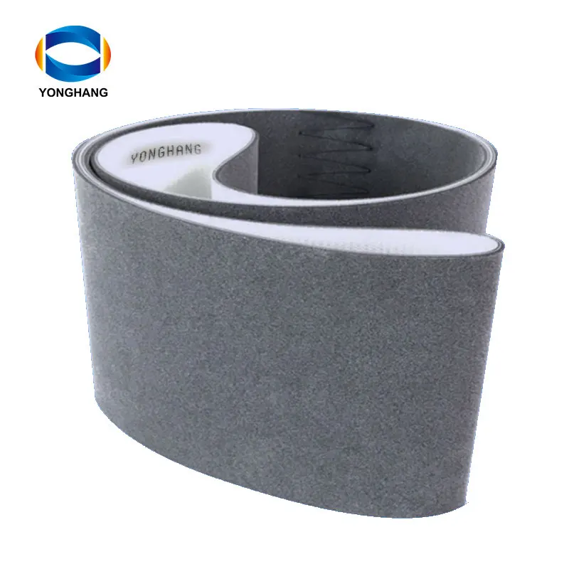 custom food industries double-sided wool felt conveyor belt for roll press machine