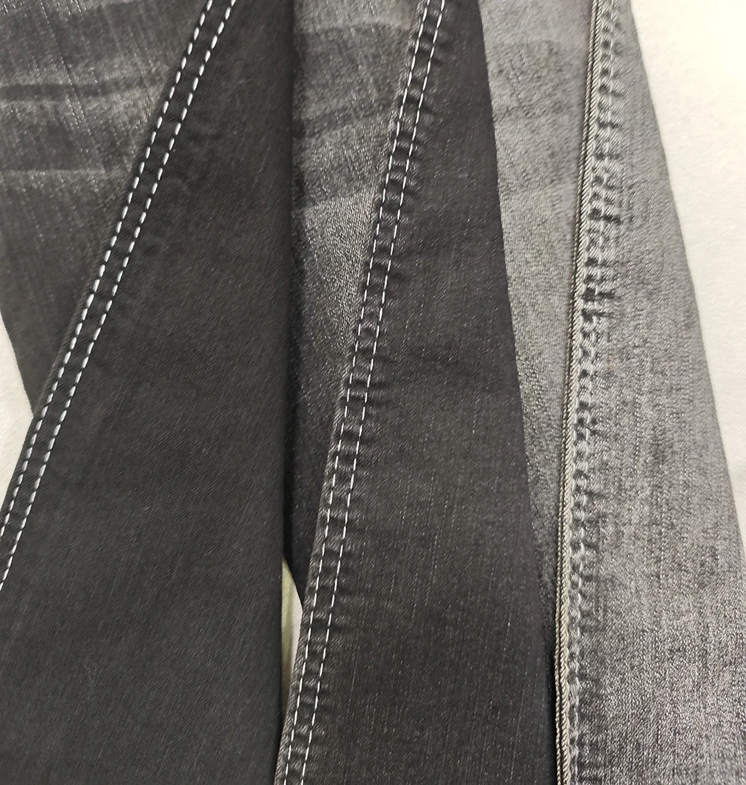 Top Quality 13oz Grey Cotton Stretch Denim Jean Fabric For Making Jeans